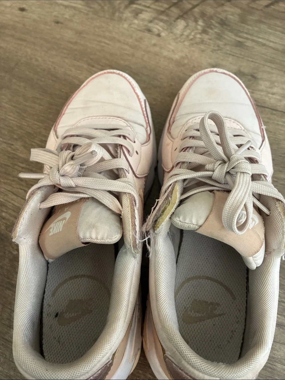 Nike Women’s Blush and Beige Air Max Low-Top Sneakers